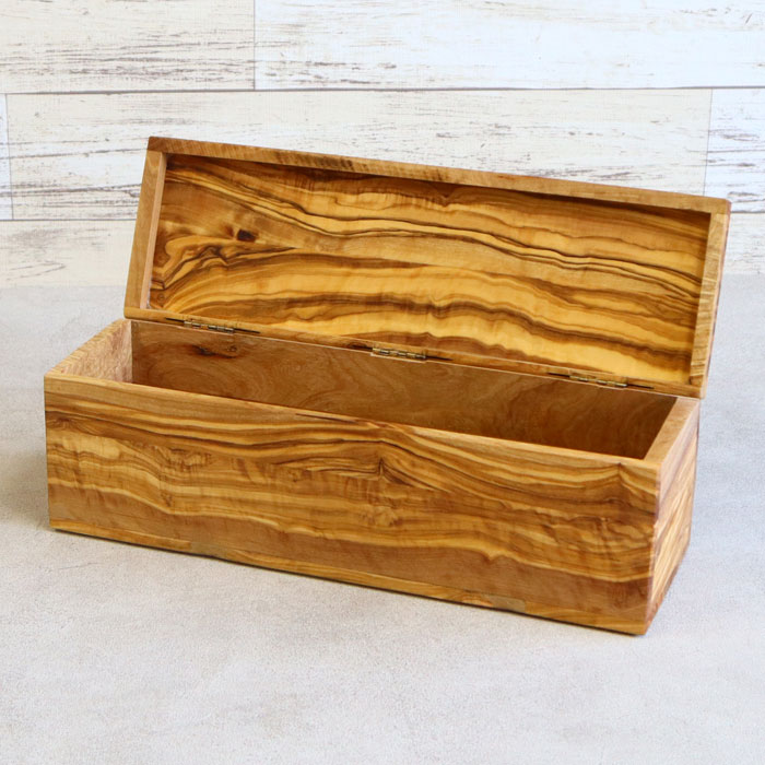 オリーブウッドのワインボトルボックス ワインボトル用木箱