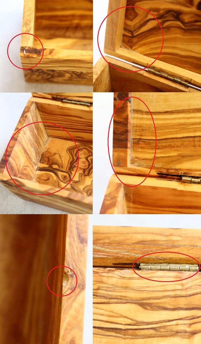 オリーブウッドのワインボトルボックス ワインボトル用木箱