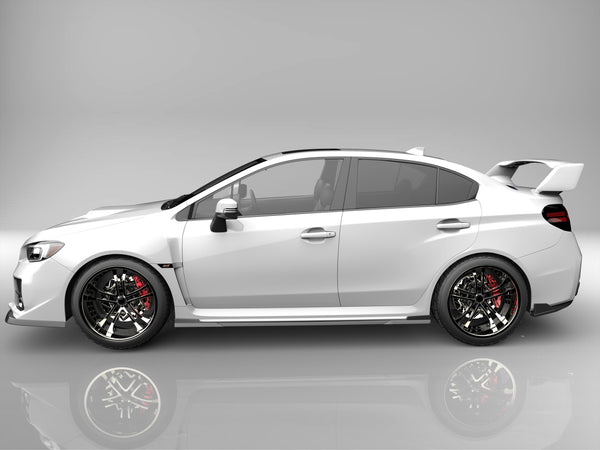 WRX STI S4 VAB VAG フロントアンダースポイラー サイドステップ リア