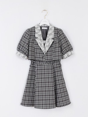 チェックジャケットセットワンピース｜evelyn（エブリン）公式通販サイト