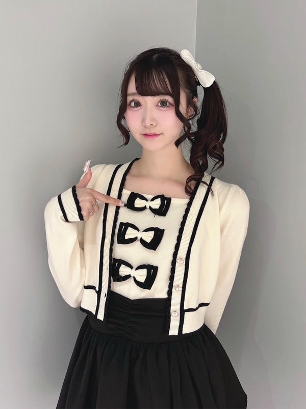 リボンキャミカーデセット｜evelyn（エブリン）公式通販サイト