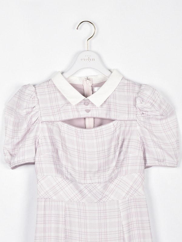 オリジナルチェックマーメイドワンピース｜evelyn（エブリン）公式通販