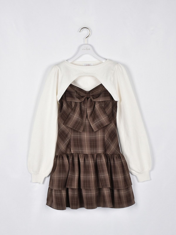 リボンボレロワンピース｜evelyn（エブリン）公式通販サイト