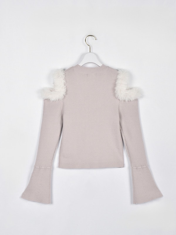 ファービジューペプラムニット｜evelyn（エブリン）公式通販サイト