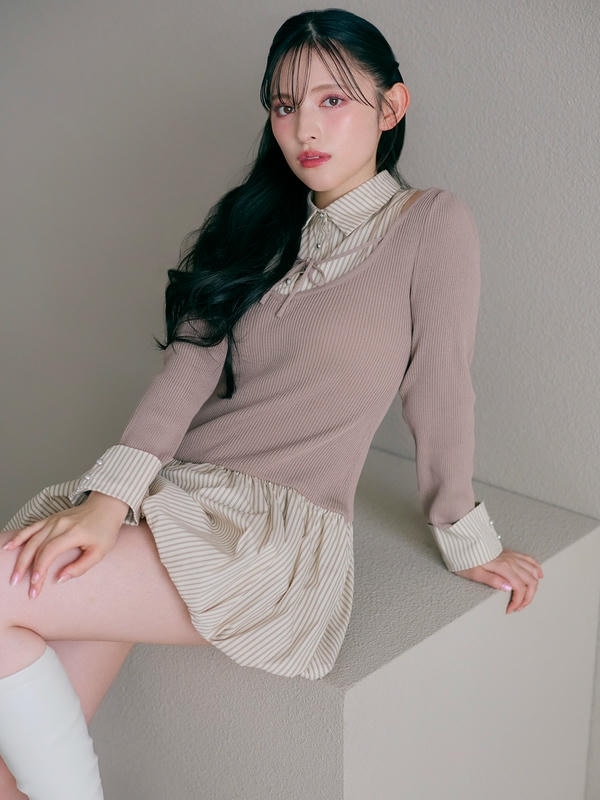 Balloon Knit Mini Onepiece｜evelyn（エブリン）公式通販サイト