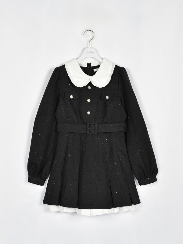 襟タックミニワンピース｜evelyn（エブリン）公式通販サイト