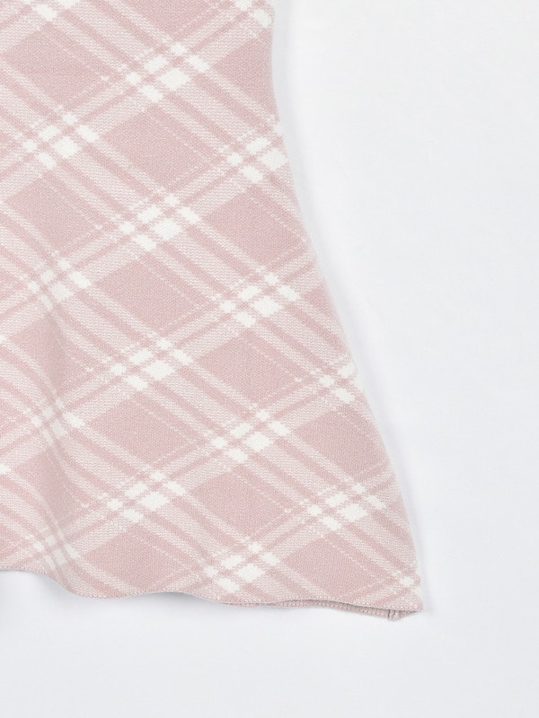 チェックマーメイドワンピース｜evelyn（エブリン）公式通販サイト