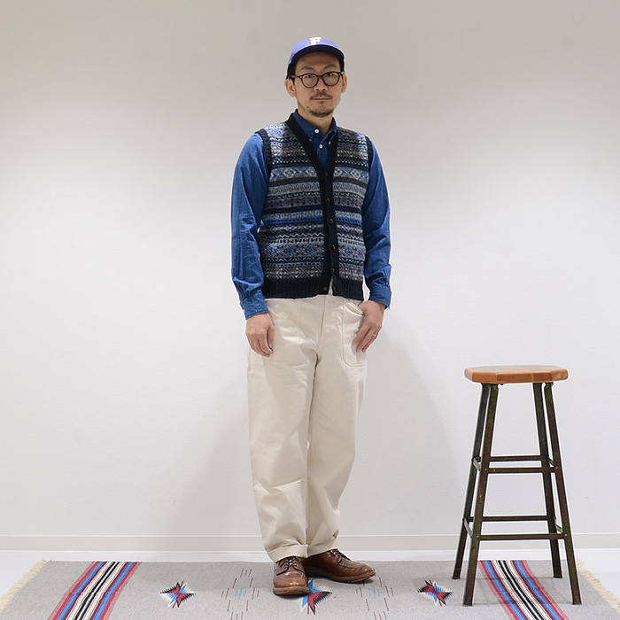 JAMIESON'S (ジャミーソンズ) AOFI VEE NECK WAISTCOAT - 748A_15 V