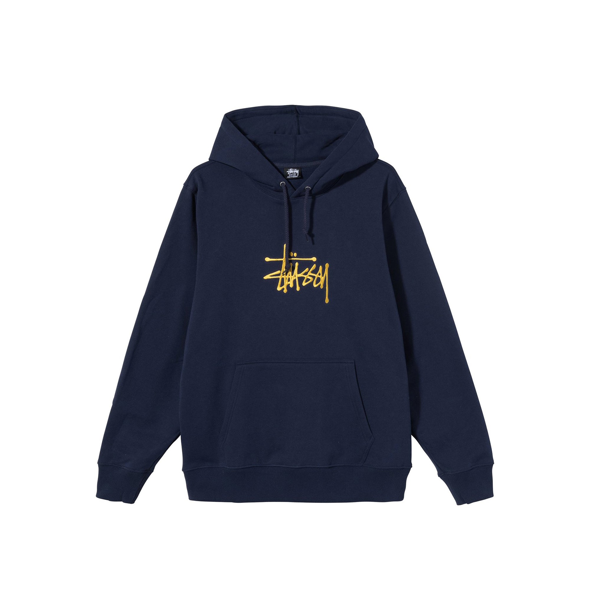 Stussy Mens Basic Stussy App Navy Hoodie – Extra Butter