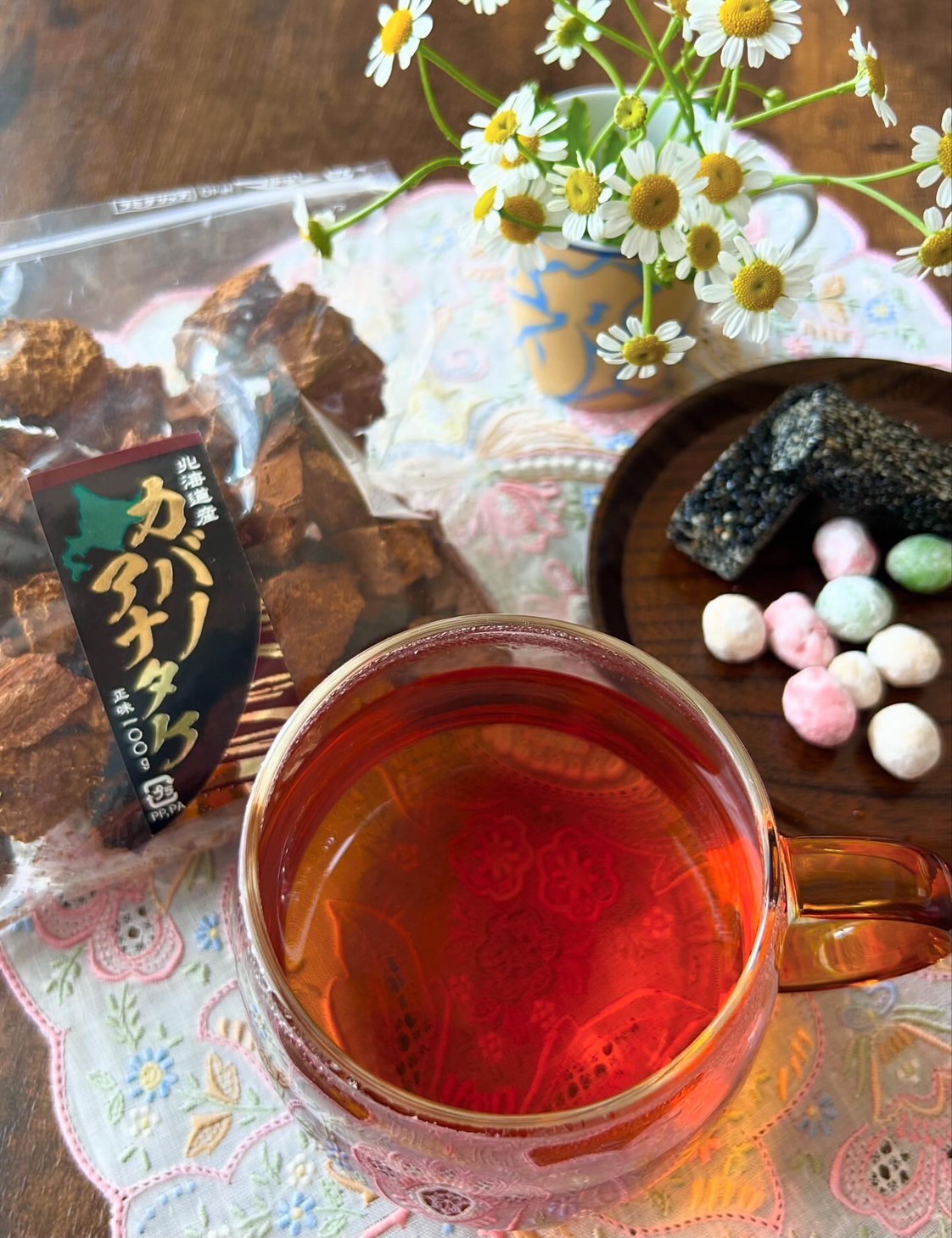 希少【北海道産】天然物カバノアナタケ原体 100g – 渋田きのこ園