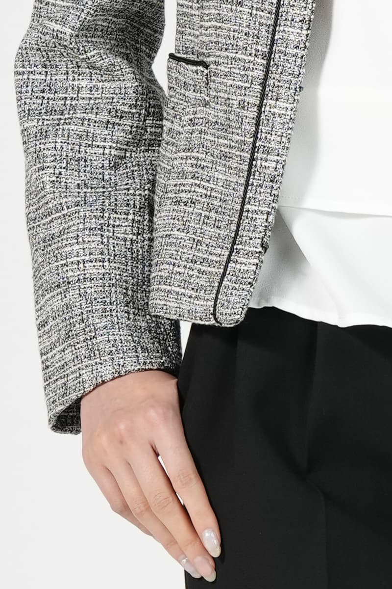 UNITED ARROWS green label relaxing MIXツイードジャケットブラック