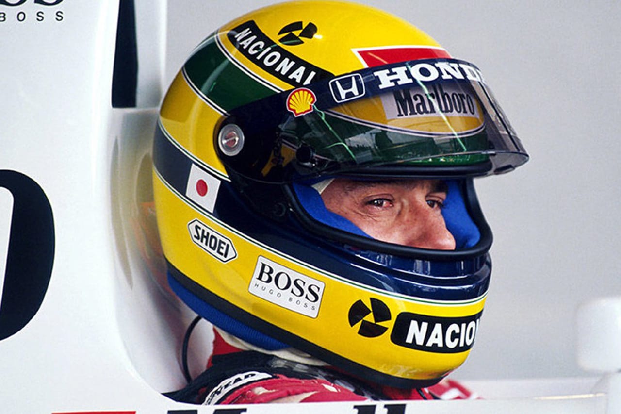 アイルトン・セナ：象徴的なF1ヘルメットのデザインの誕生秘話 【 F1