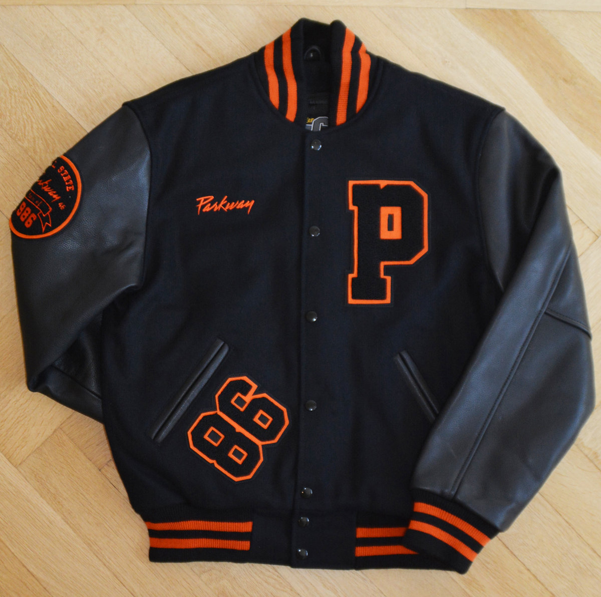 Custom Parkway Varsity Letter Jacket | Parkway Records
