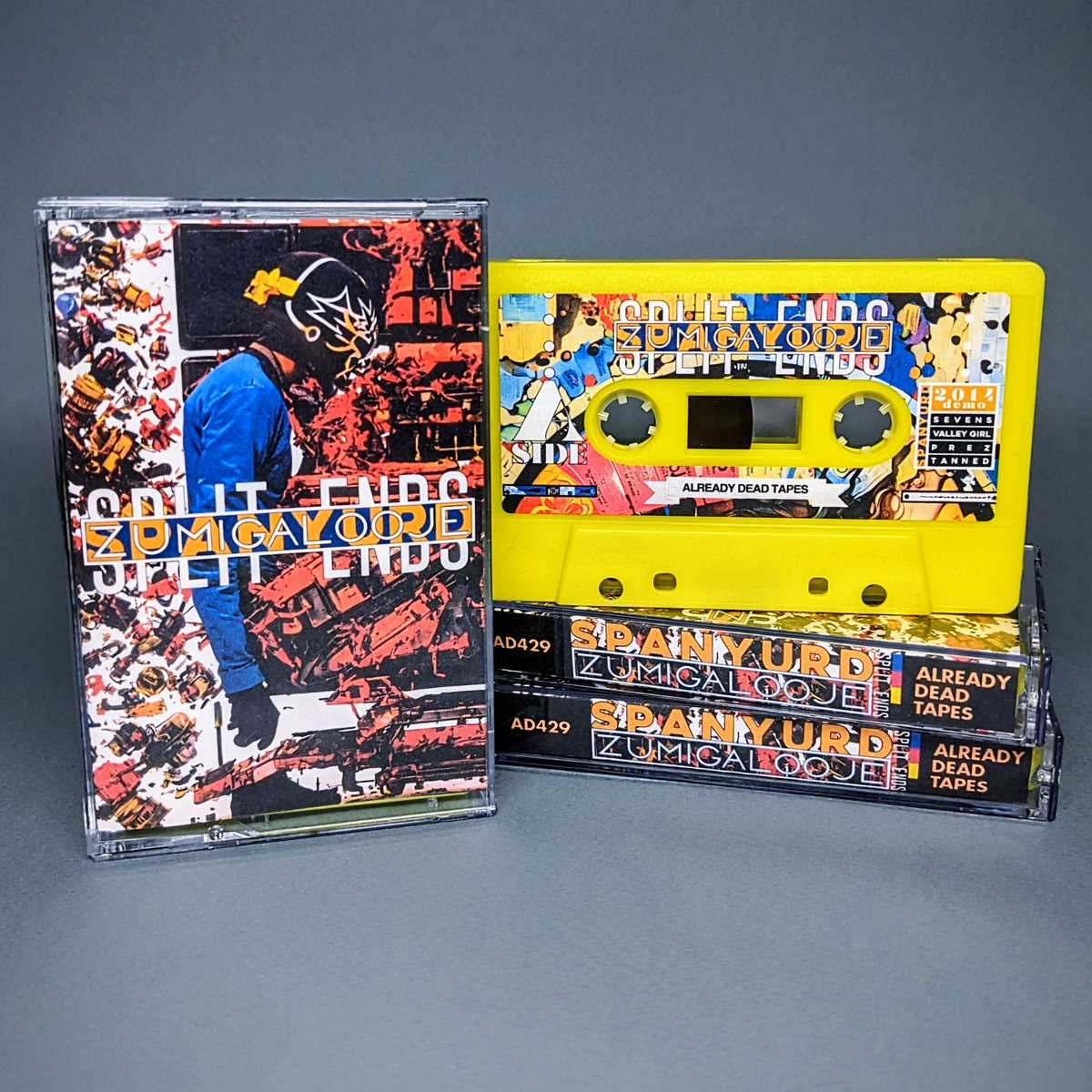 SPLIT ENDS | Spanyurd / Zumigalooje | Already Dead Tapes and Records