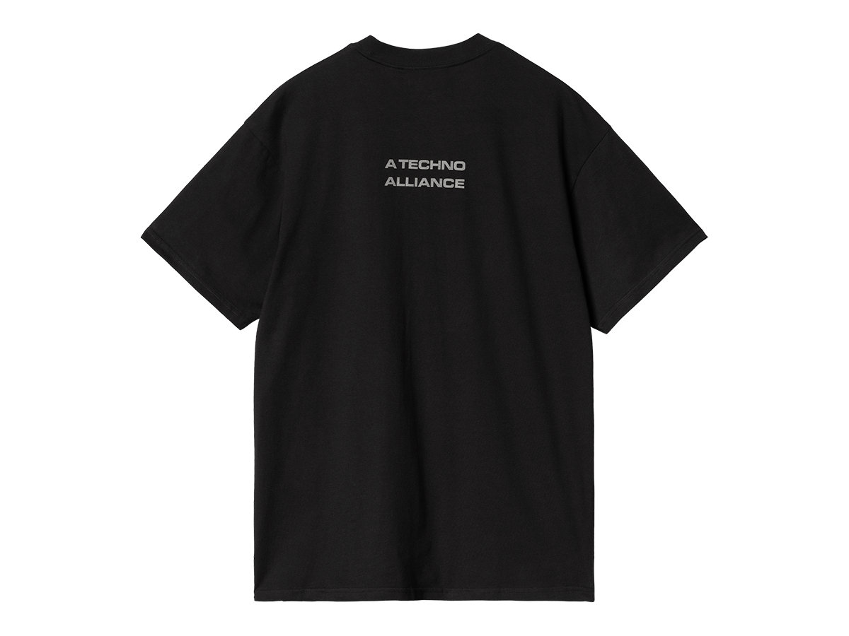 Techno Alliance T-Shirt (Black/Dark Grey Reflective) - Carhartt