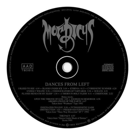 MORDICUS “Dances from Left ” [TOD015] | Mordicus | TEMPLE OF