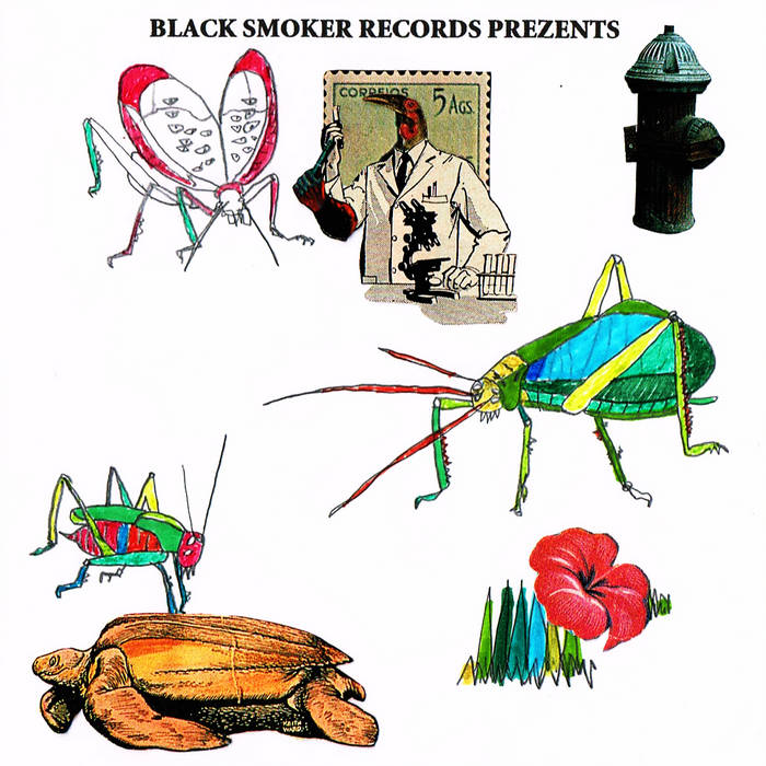 虫と水と雨（同時再生) / water,rain en bug（simultaneously