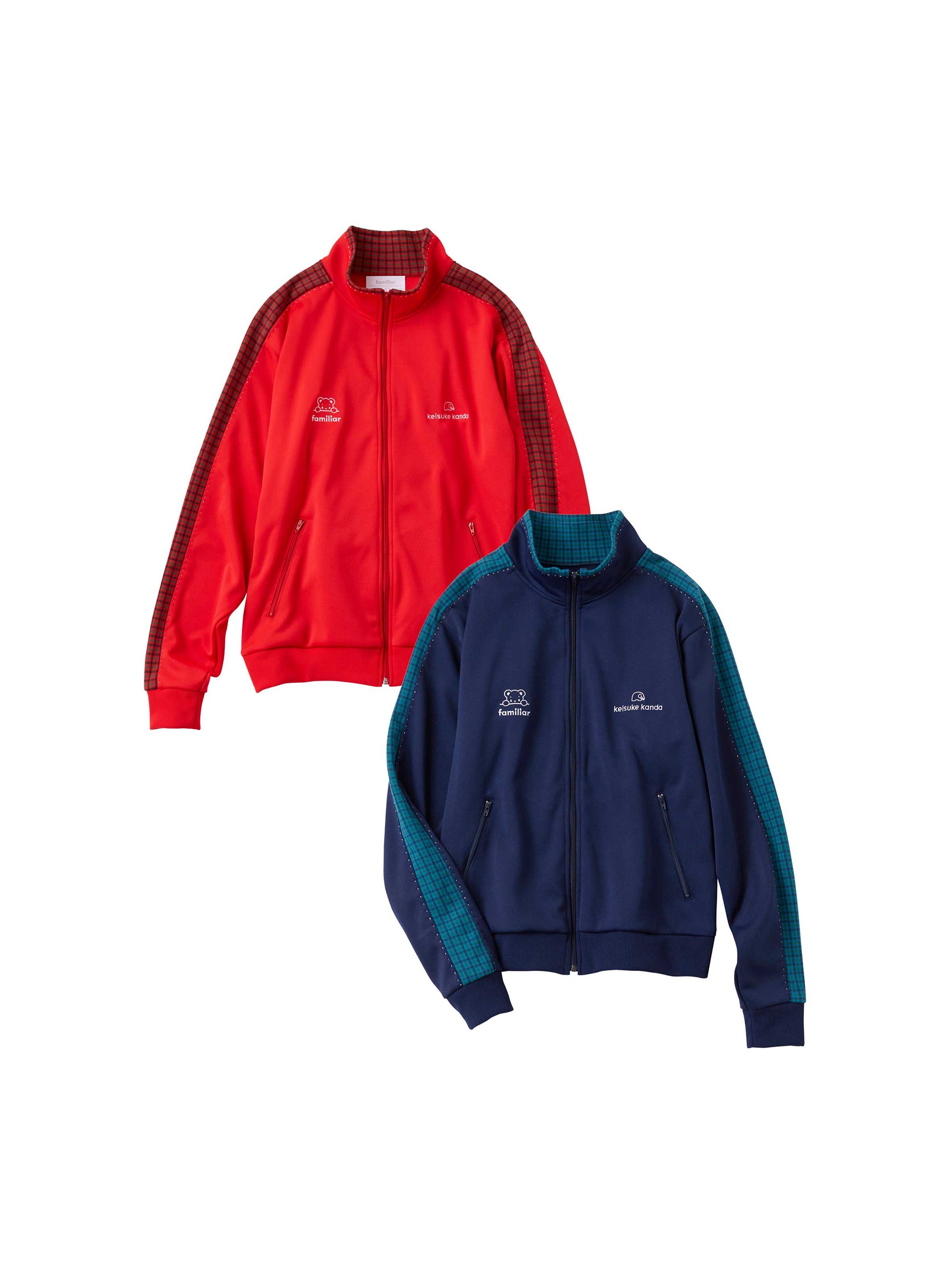 受注販売】ファミリアチェックのジャージ・上〈keisuke kanda