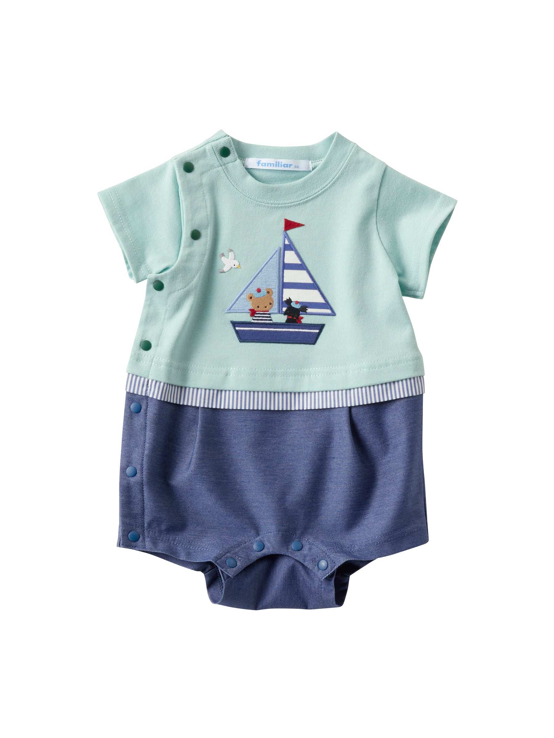 袖付ロンパス | ファミリア公式サイト