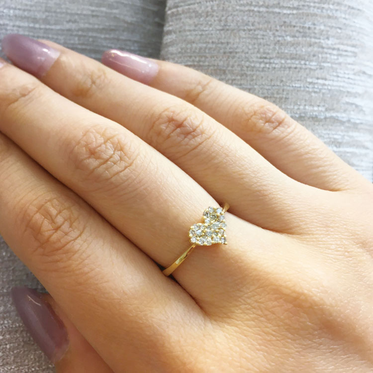 K18YGダイヤモンドリング 11号: ビジター表示商品｜ファンビ寺内ネット