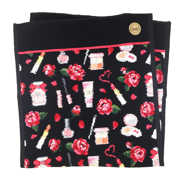 FEILER】フェイラー エターナルヒロイン ハンドタオル ブラック/黒