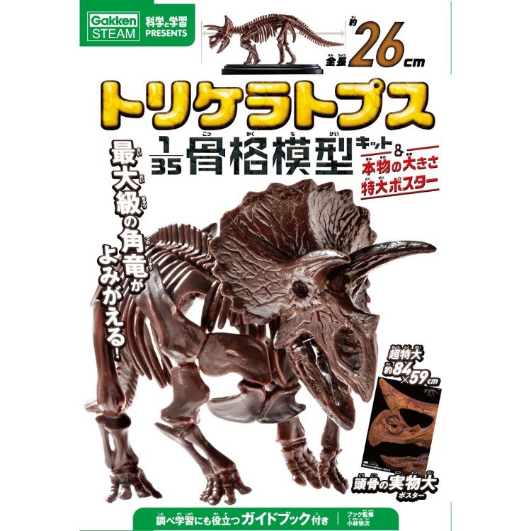 科学と学習PRESENTS トリケラトプス骨格模型&ポスター: ビジター表示