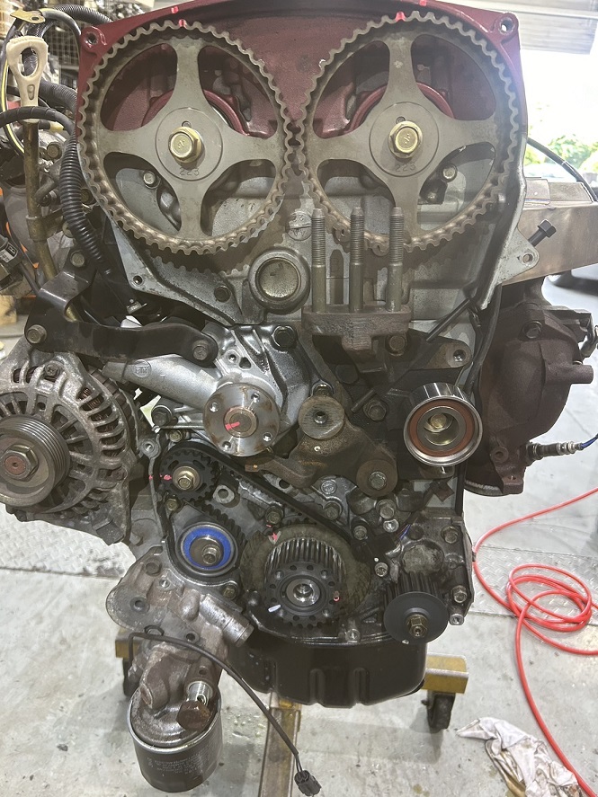 CT9Aランエボ8 4G63タイミングベルト・バランサベルト、他シール類など