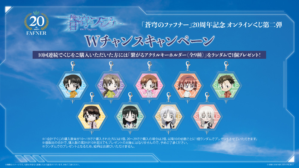 オンラインくじ第二弾 賞品ラインナップ発表｜「蒼穹のファフナー
