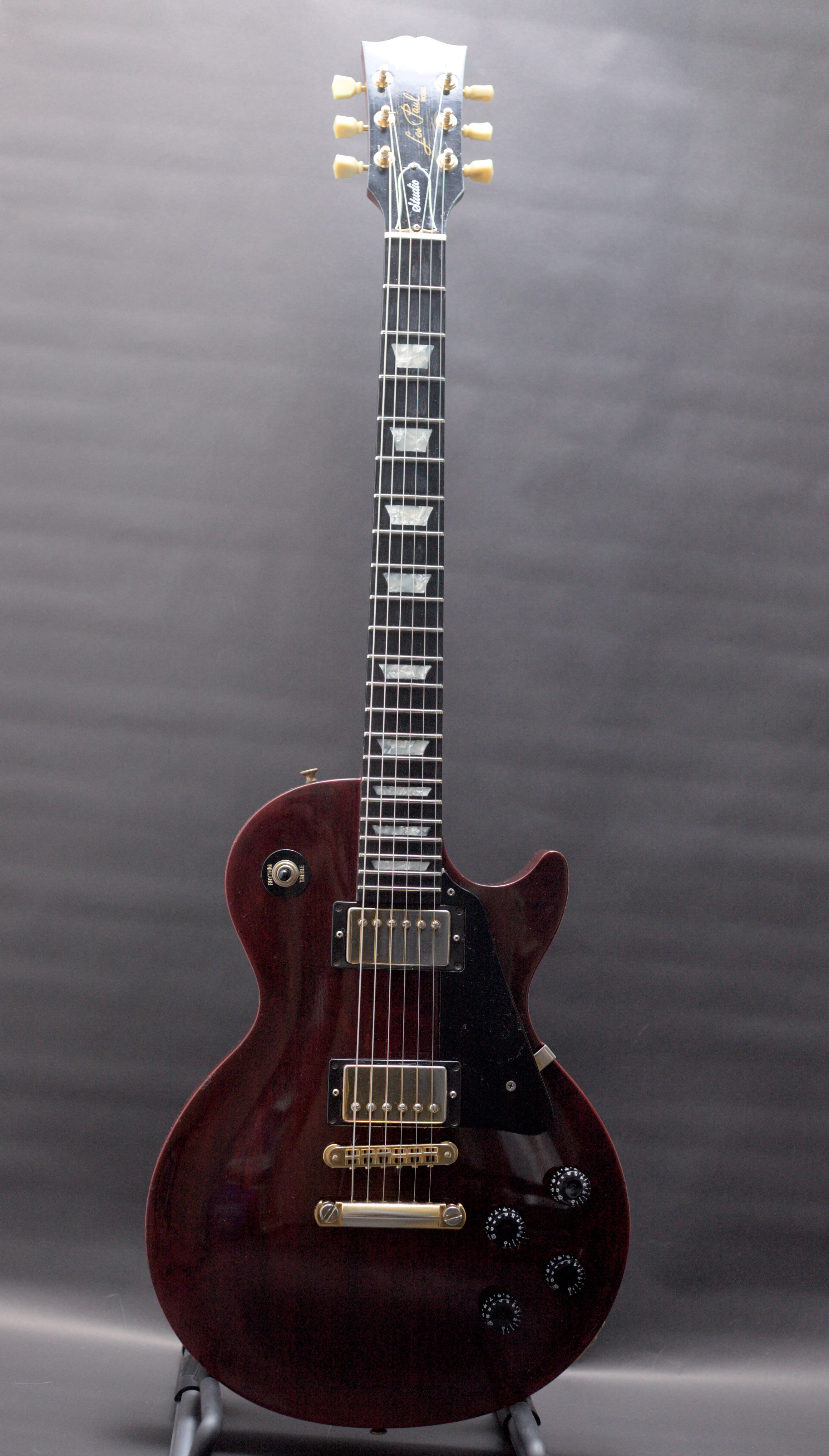 1993 Gibson Les Paul Studio with ebony board, Wine Red gold