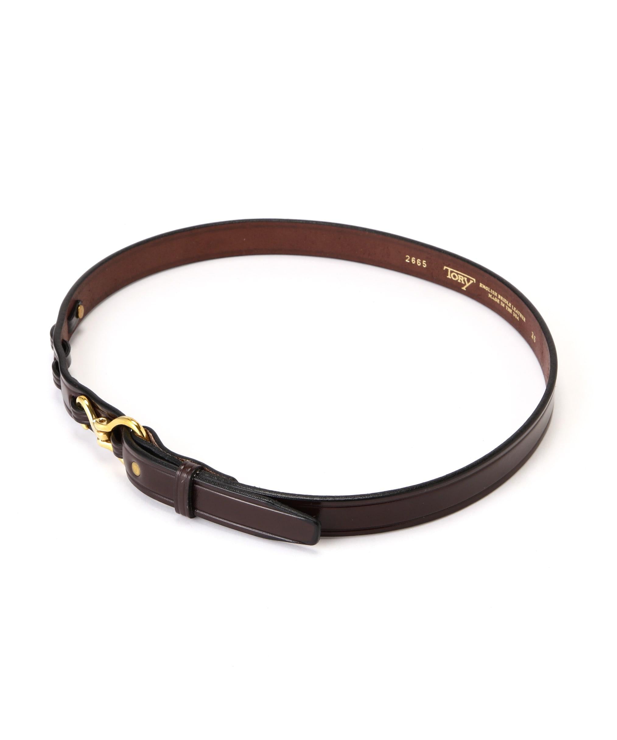TORY LEATHER Brass Mini Hoof Pick Belt