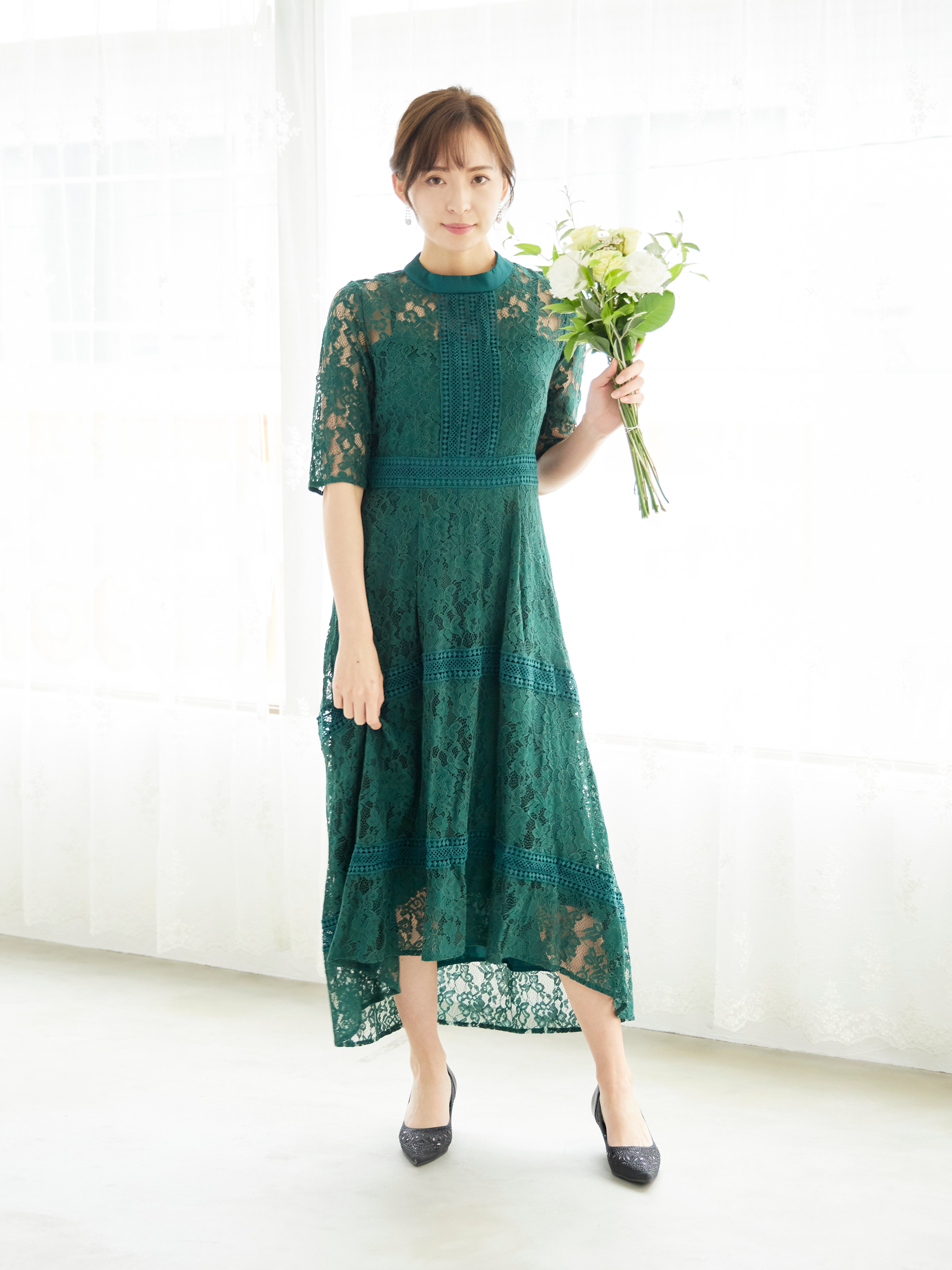 レンタル] BELINDA DE CAPRIS ケミカルレース フィッシュテール