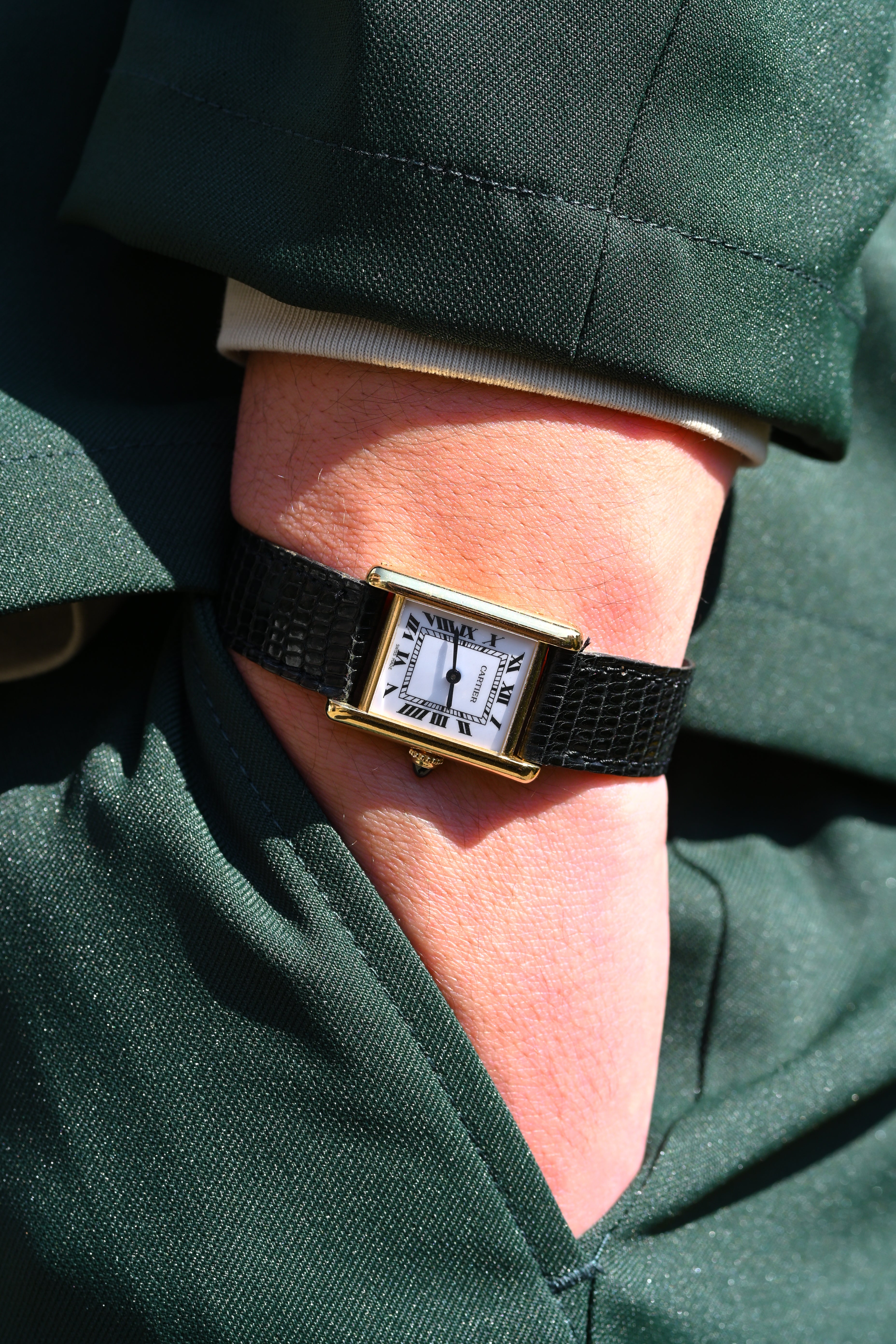 CARTIER カルティエ タンクルイカルティエ SMサイズ 18KYG 手巻き 1970年代