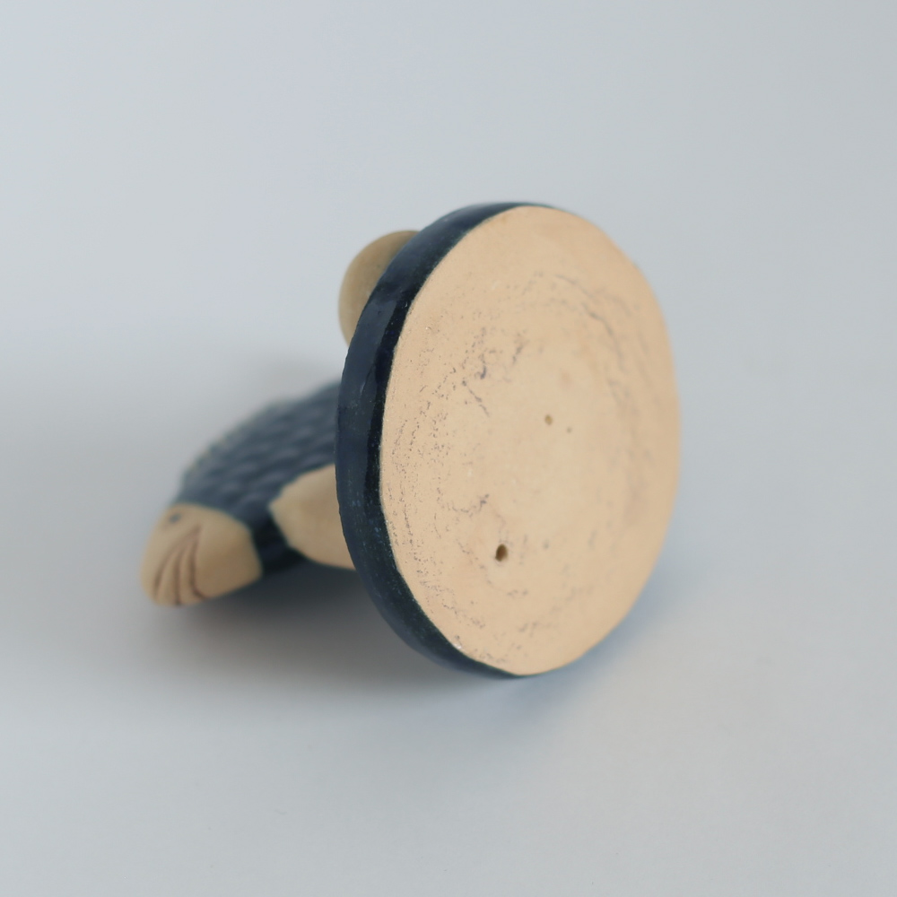 リサラーソン(Lisa Larson) Jar with Lid-man&fish-の置物の通販