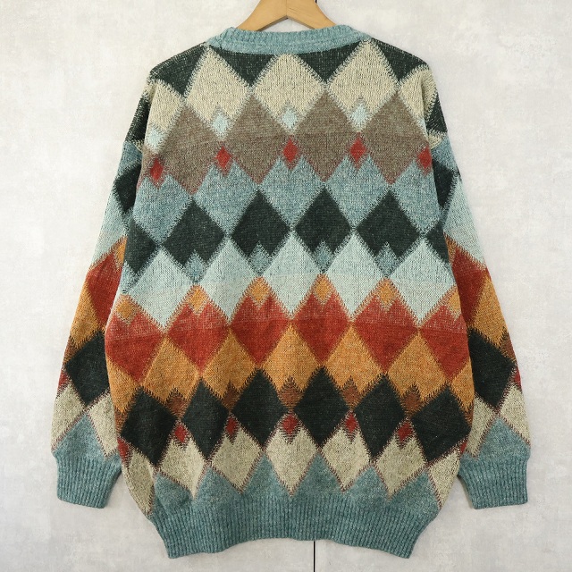 90s 90年代 総柄 イタリア製 アルパカニット| ビンテージ古着屋Feeet