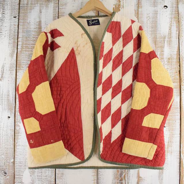 古布 キルト 羽織 カラフル ｜ヴィンテージ古着屋Feeet 通販 名古屋