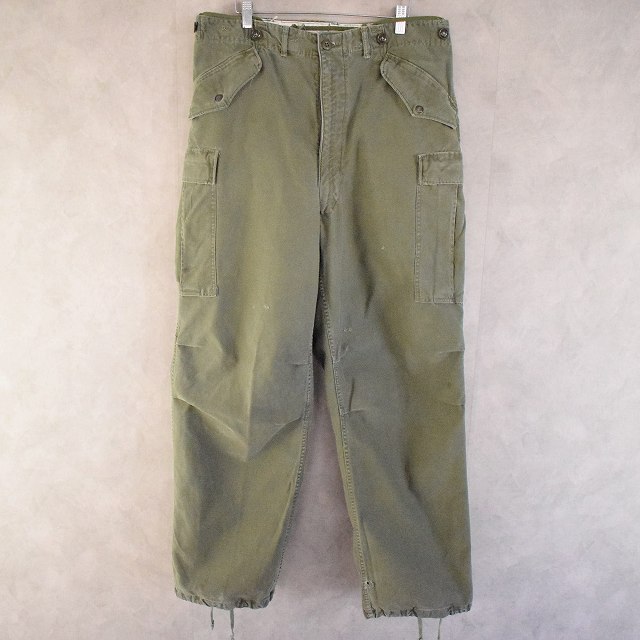 50年代 アメリカ軍 米軍 M-1951 野戦防寒用パンツ カーゴパンツ カーキ