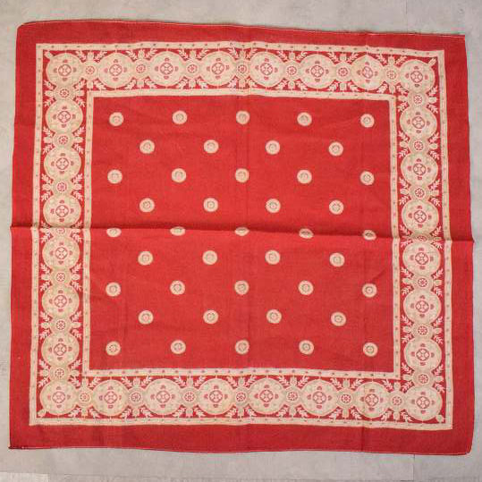 40年代 ターキーレッド バンダナ 赤 アンティーク ハンカチ インテリア