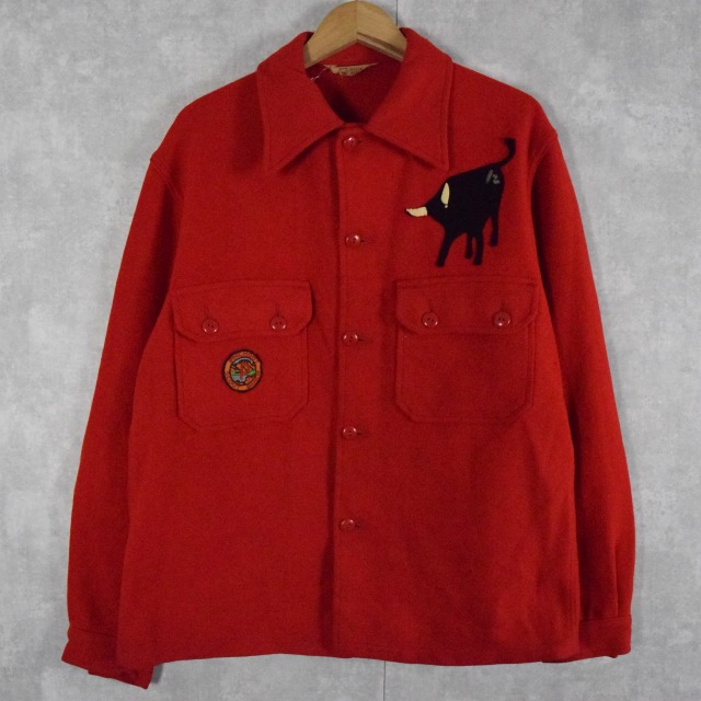 50年代 50s ボーイスカウト アメリカ レッド 赤 ワーク │ヴィテージ