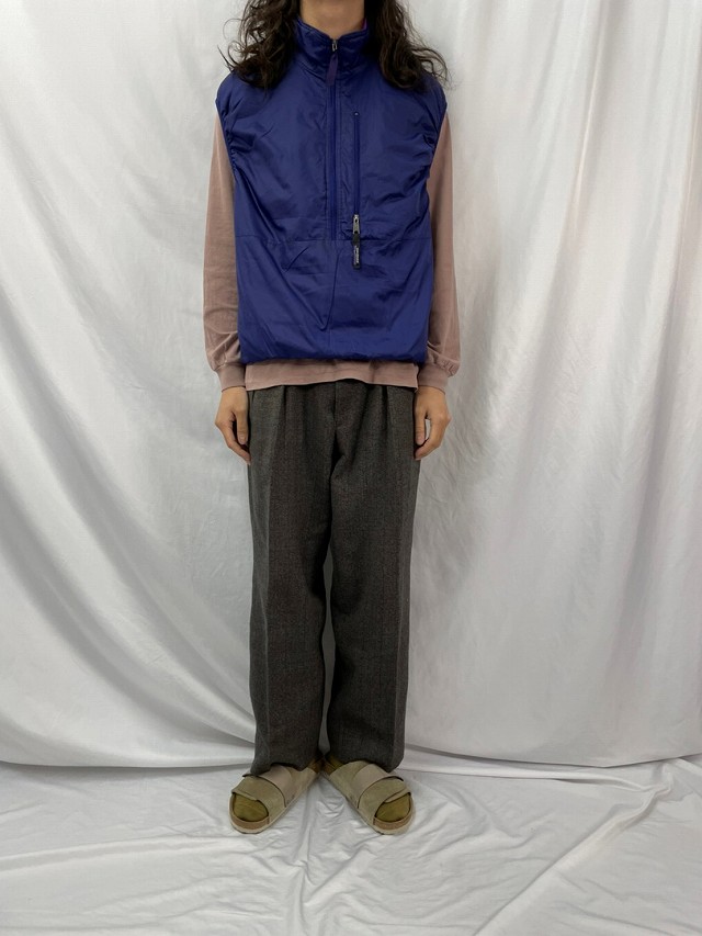 90年代 90s パタゴニア アメリカ製 パープル 紫 プルオーバー 中綿