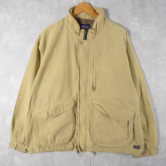 80年代 80s パタゴニア アメリカ製 ベージュ ジップ ブルゾン