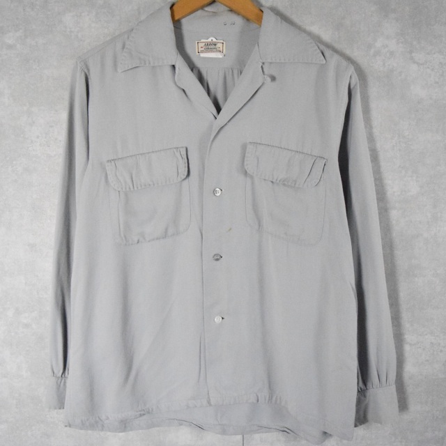 50年代 50s 開襟 長袖 アロー │ヴィテージ古着屋Feeet 通販 名古屋