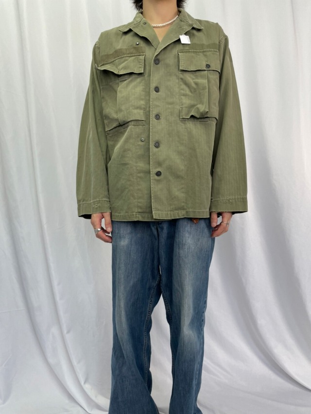 40s 40年代 アメリカ軍 米軍 ミリタリー ヘリンボーンツイル 13スター