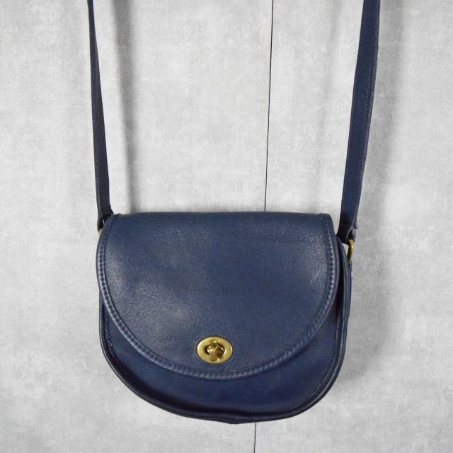 90年代 90s OLD COACH オールドコーチ 青 鞄 かばん アメリカ製