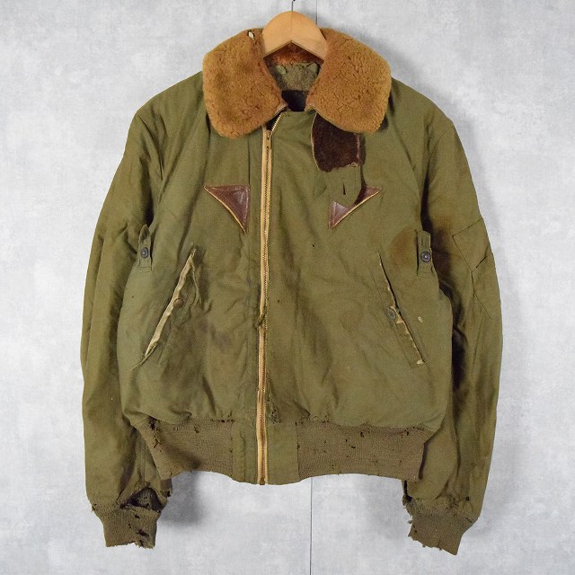 40年代 40s アメリカ軍 米軍 カーキ ボア | ビンテージ古着屋Feeet