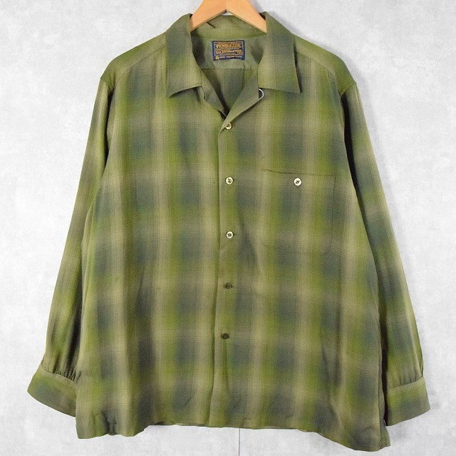 60年代 60s サー ペンドルトン 長袖 開襟 ループカラー | ビンテージ