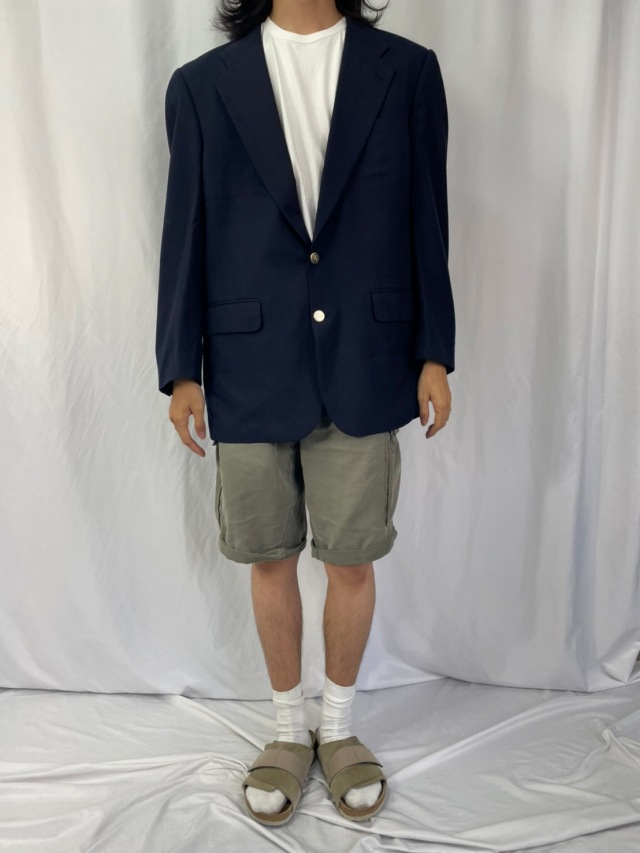 90年代 90s バーバリーズ 紺ブレ ブレザー ネイビー | ビンテージ古着