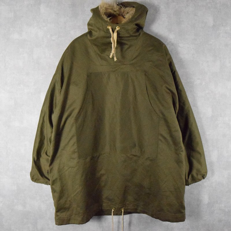 40年代 40s アメリカ軍 米軍 カーキ ファー ウールパイル ローカル