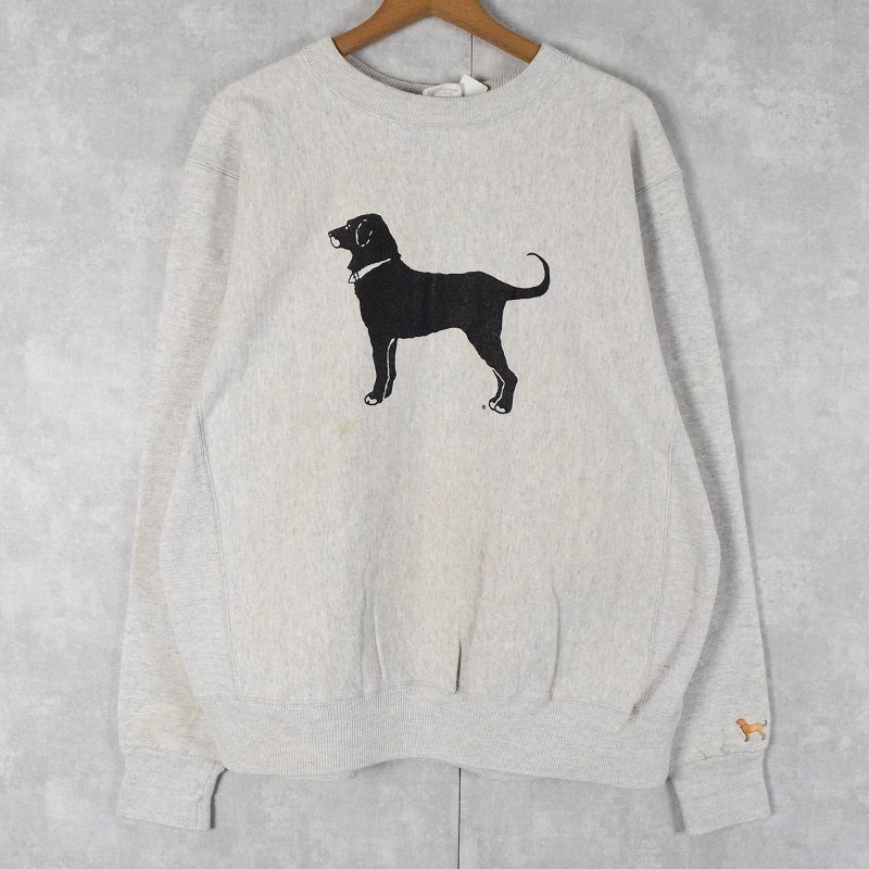 90年代 90s アメリカ製 いぬ ブラックドッグ 動物 アニマル グレー