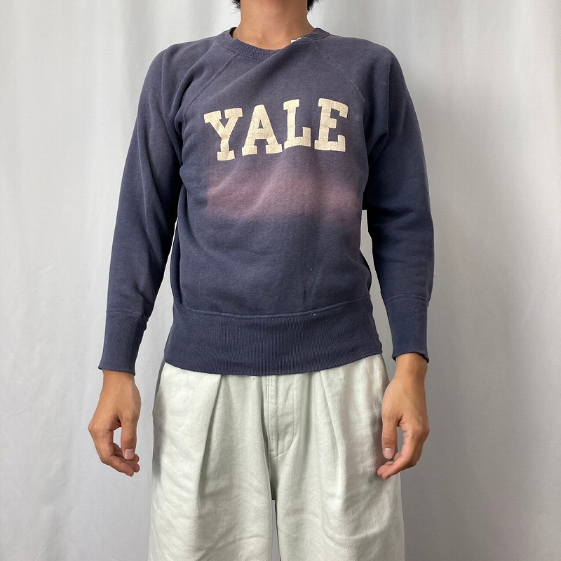 60年代 60s チャンピオン アメリカ製 紺 ネイビー ナス紺 イエール
