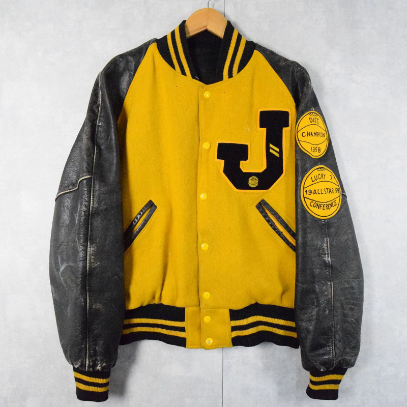 50s 50年代 スタジャン アワードジャケット│ヴィテージ古着屋Feeet